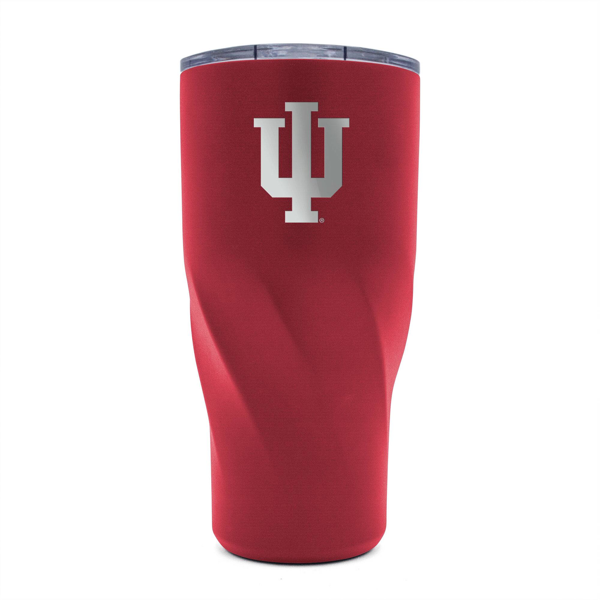 Front. WinCraft - Indiana Hoosiers 30oz. Morgan Stainless Steel Tumbler - Multicolor.