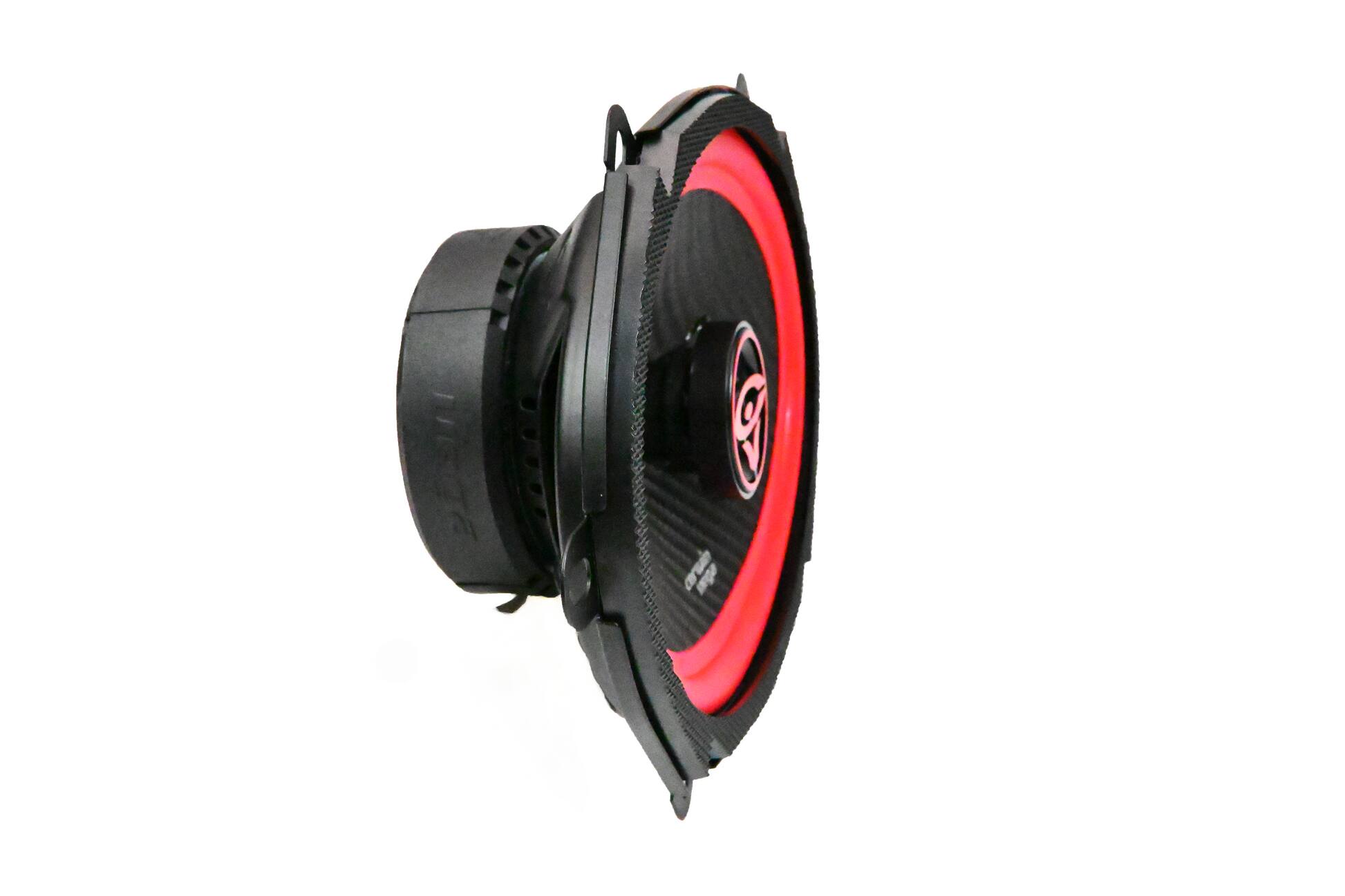 Back. Cerwin Vega - Cerwin Vega - V68 Vega 2025 Edition - 6"x8" 2-Way Coaxial Speakers (4Ω) - Black and Red.