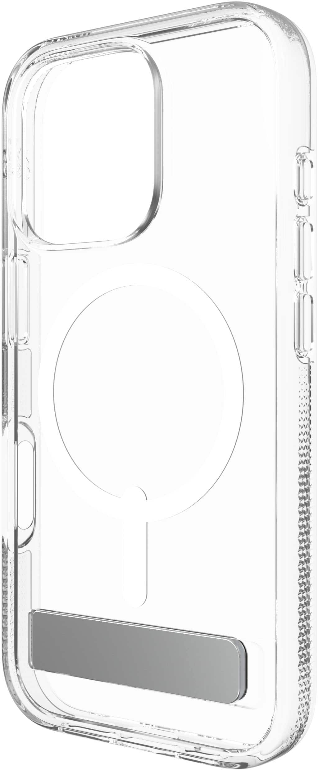 Alt View 17. ZAGG - Crystal Palace Snap MagSafe Compatible Case w/ Kickstand for Apple iPhone 16 Pro - Clear.