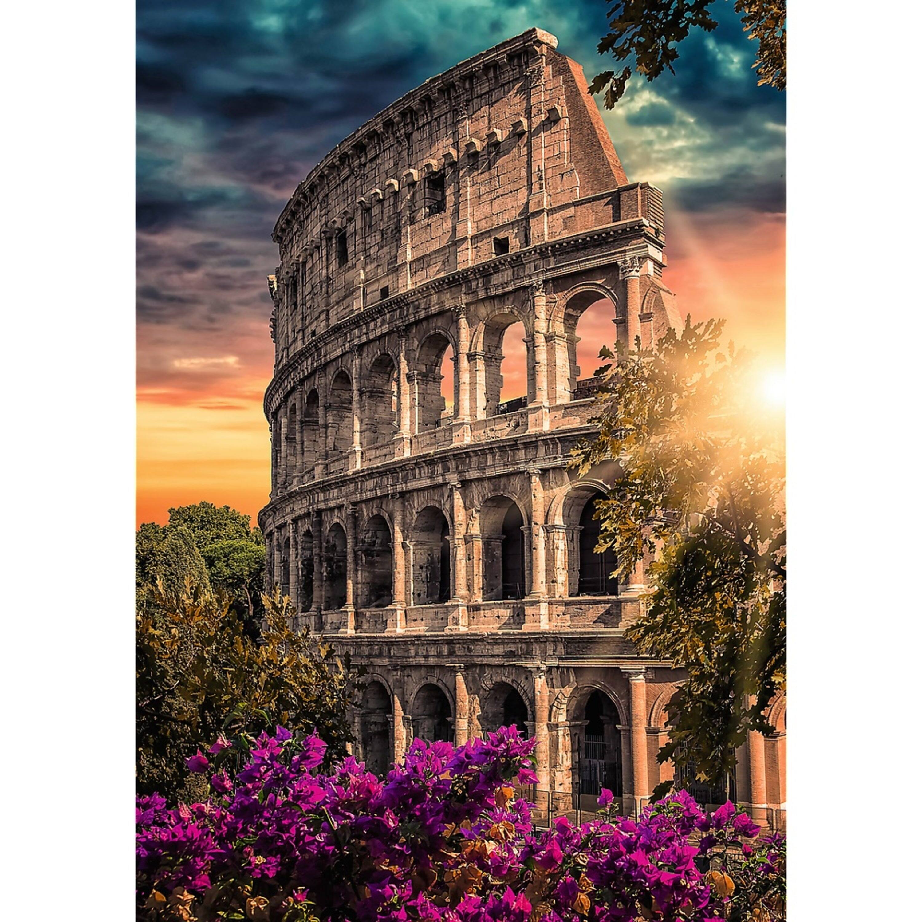 Angle. Trefl - Trefl Premium Plus 1000 Piece Puzzle - Colosseum, Rome Amphitheatre.