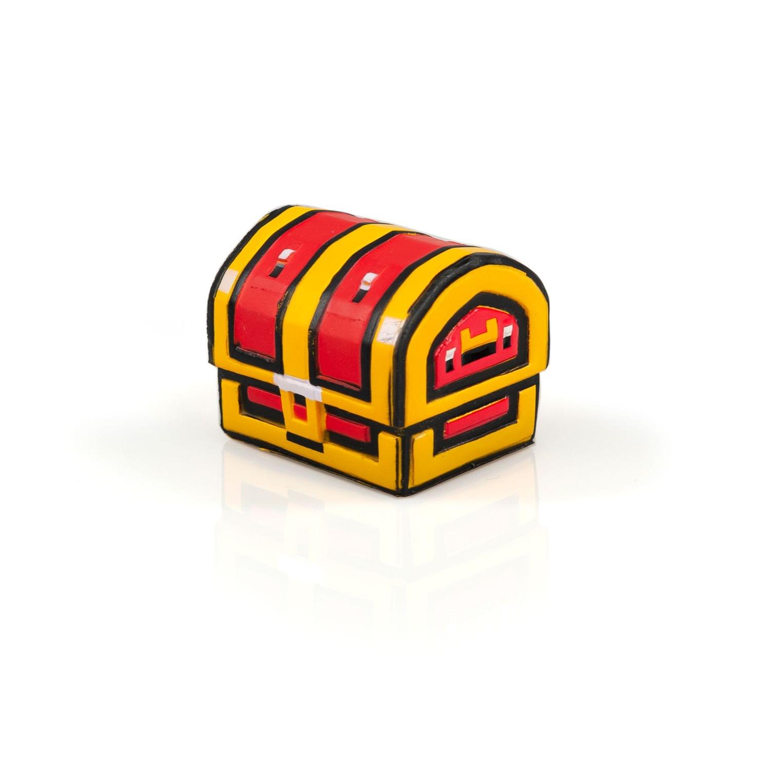 Alt View 10. Toynk - Legendary 8-Bit Foam Treasure Chest Replica - 4 Inch - Yellow.