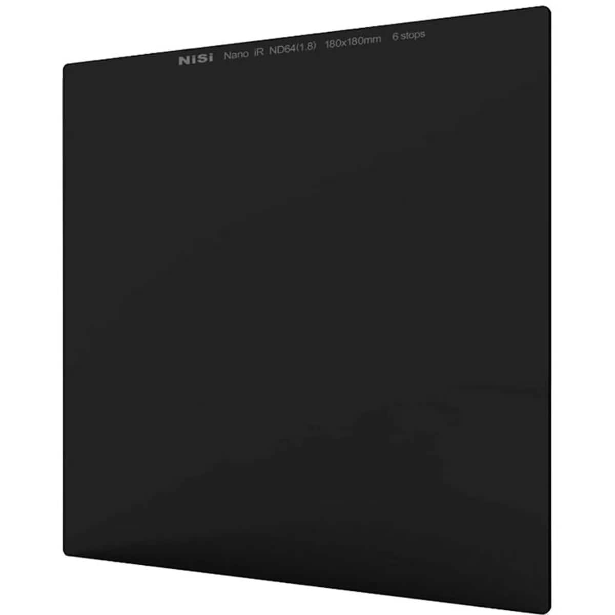 NiSi - 180x180mm Nano IR ND64 1.8 6 Stop Neutral Density Glass Filter