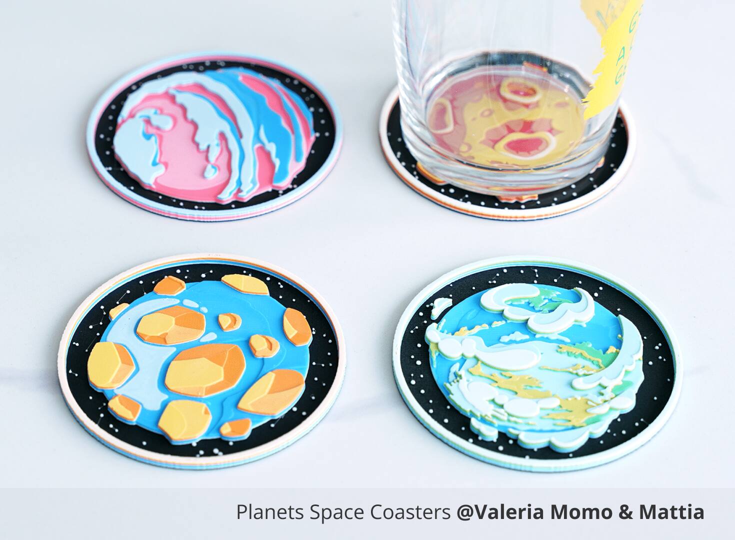 Planets Space Coasters @Valeria Momo & Mattia