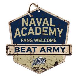 Jardine - Midshipmen Fans Welcome Sign - Navy