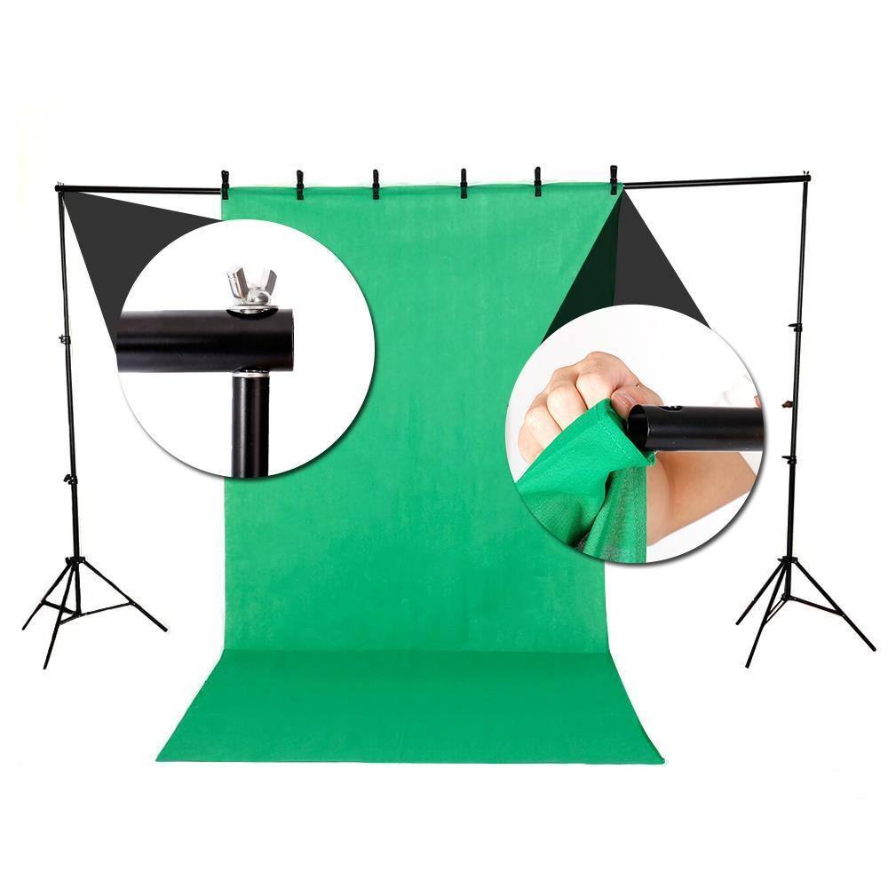 Alt View 2. Winado - 10FT Heavy Duty Backdrop Stand KIT Photography Studio Background Support+Case - Black.