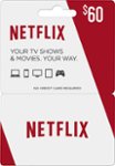 Front Zoom. Netflix - $60 Gift Card.