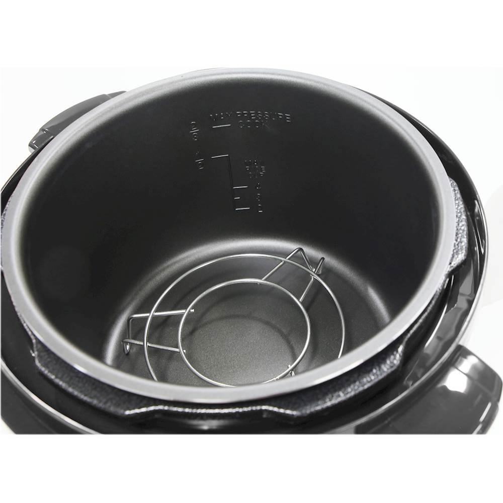 Elite Platinum 10-Quart Pressure Cooker Black/Stainless Steel EPC-1013 -  Best Buy