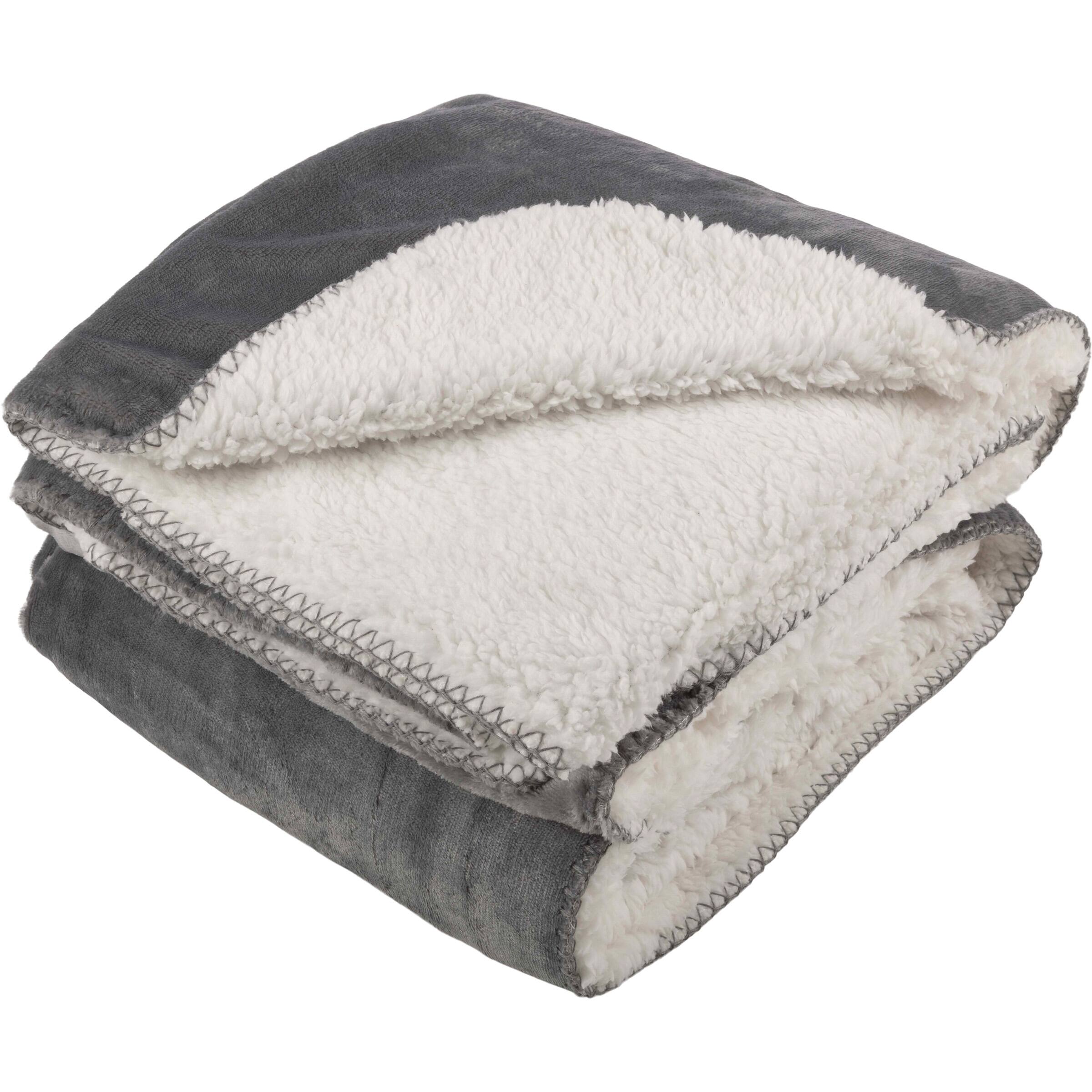 Front. PetMaker - 60x80in Water-Resistant Dog Blanket - Gray.