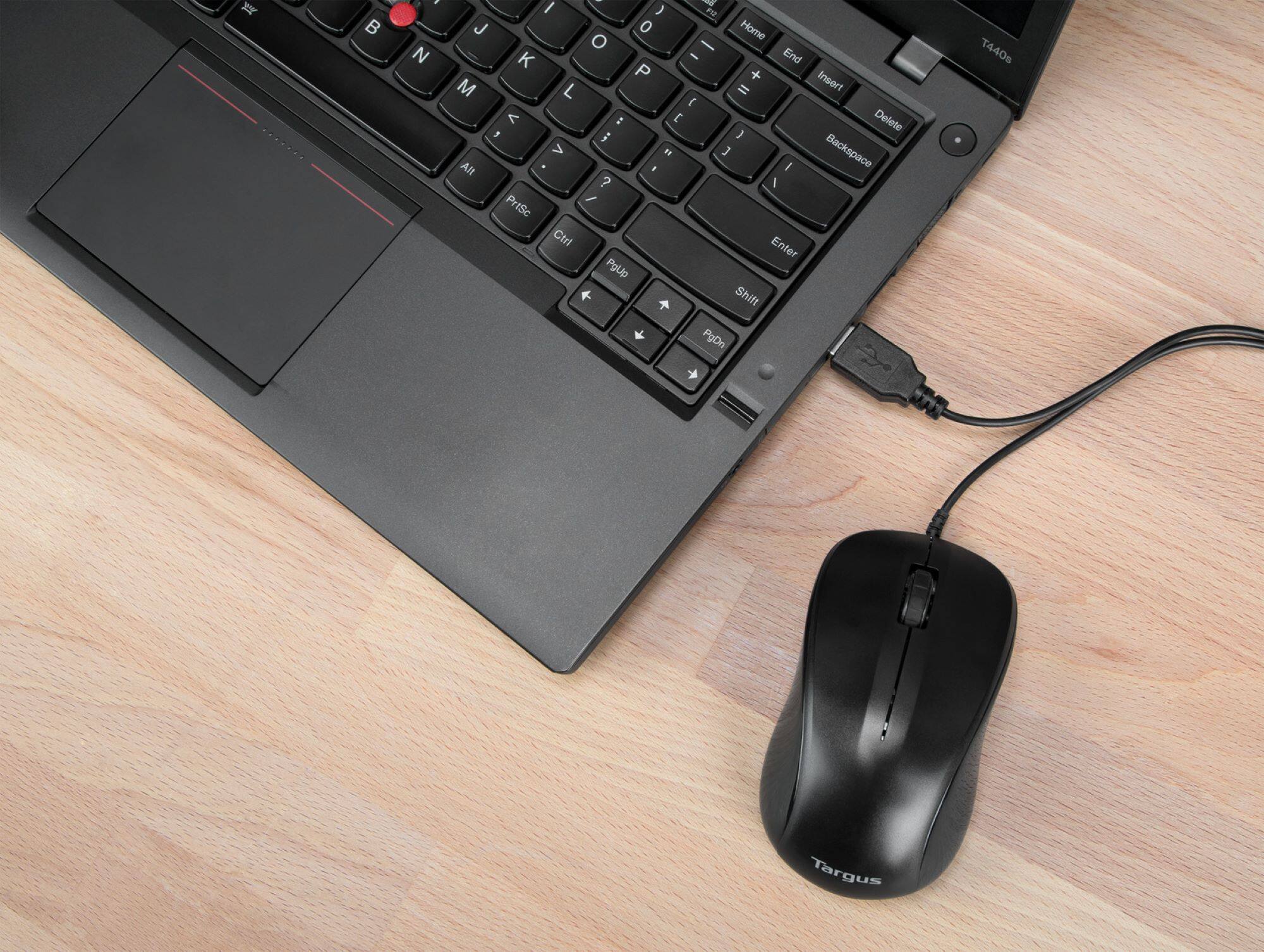 Alt View 18. Targus - 3-Button USB Optical Mouse - Black.