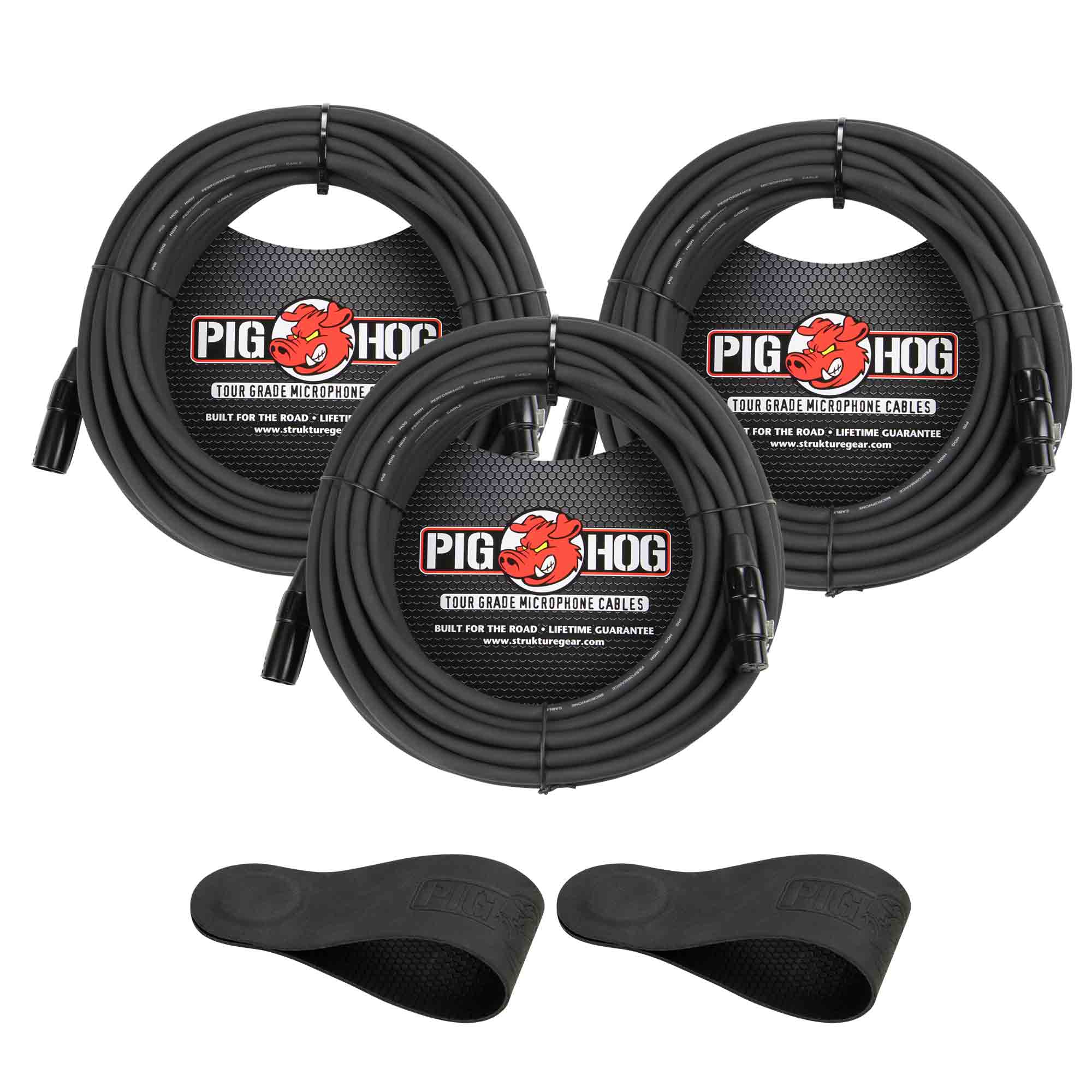 PIG HOG TOUR GRADE MICROPHONE CABLES  
BUILT FOR THE ROAD - LIFETIME GUARANTEE  
www.strukturegear.com
