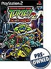 Front Detail. Teenage Mutant Ninja Turtles 2: Battle Nexus — PRE-OWNED - PlayStation 2.