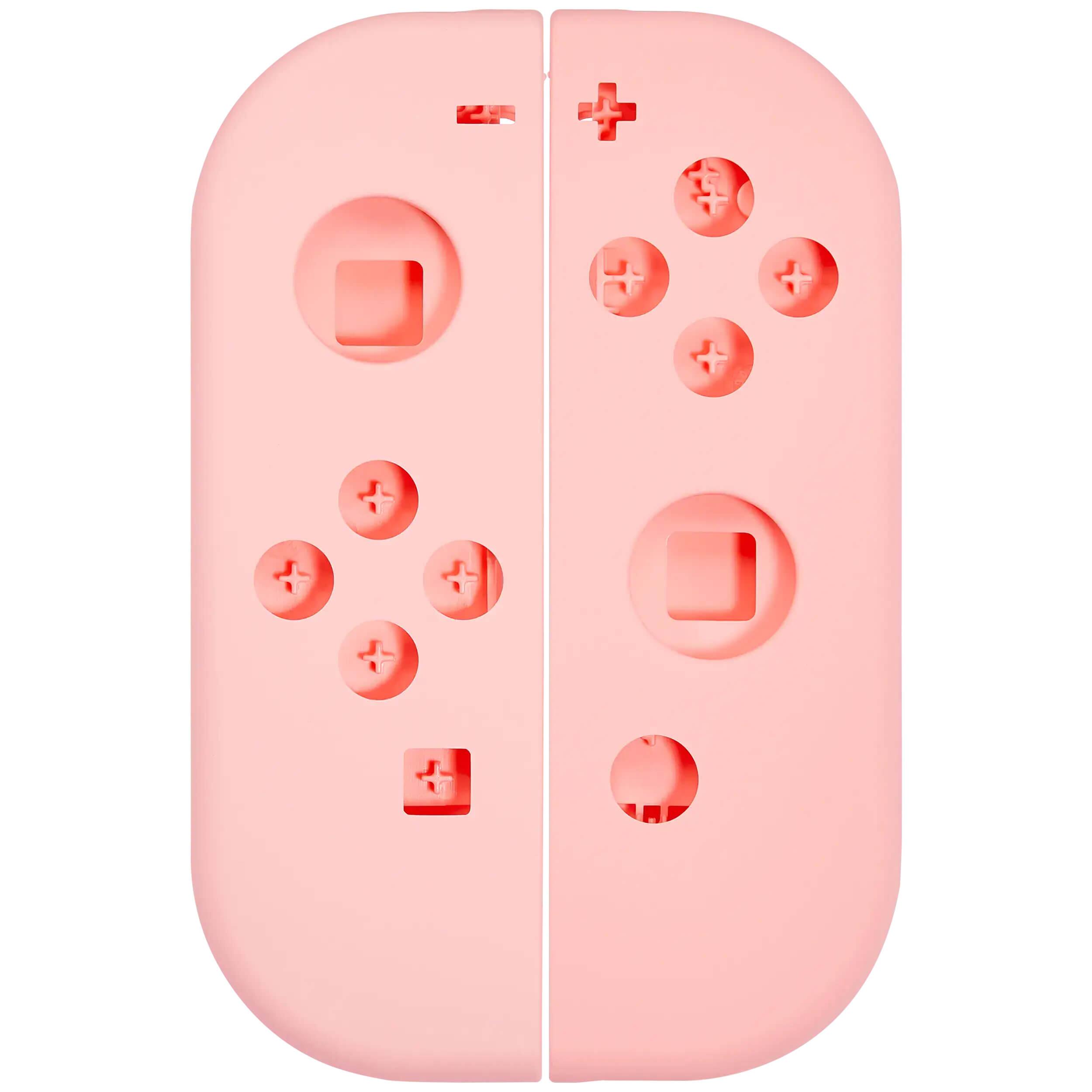 Front. MobileSentrix - Housing Shell Compatible For Nintendo Switch Joy Con Controller - Pink - Pink.