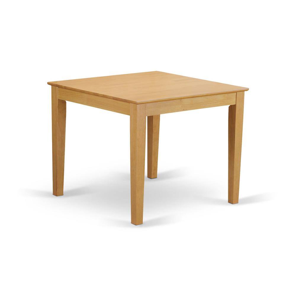 Angle. East West Furniture - Dining Room Set Oak - Brown.
