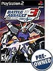 Front Detail. Battle Assault 3 Featuring Gundam Seed — PRE-OWNED - PlayStation 2.
