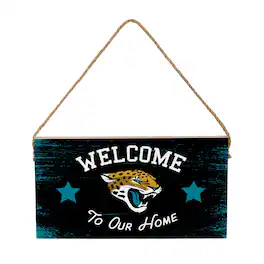Evergreen Enterprises - 6" x 11" Welcome Home Wood Wall Sign with Rope Hanger - Multicolor