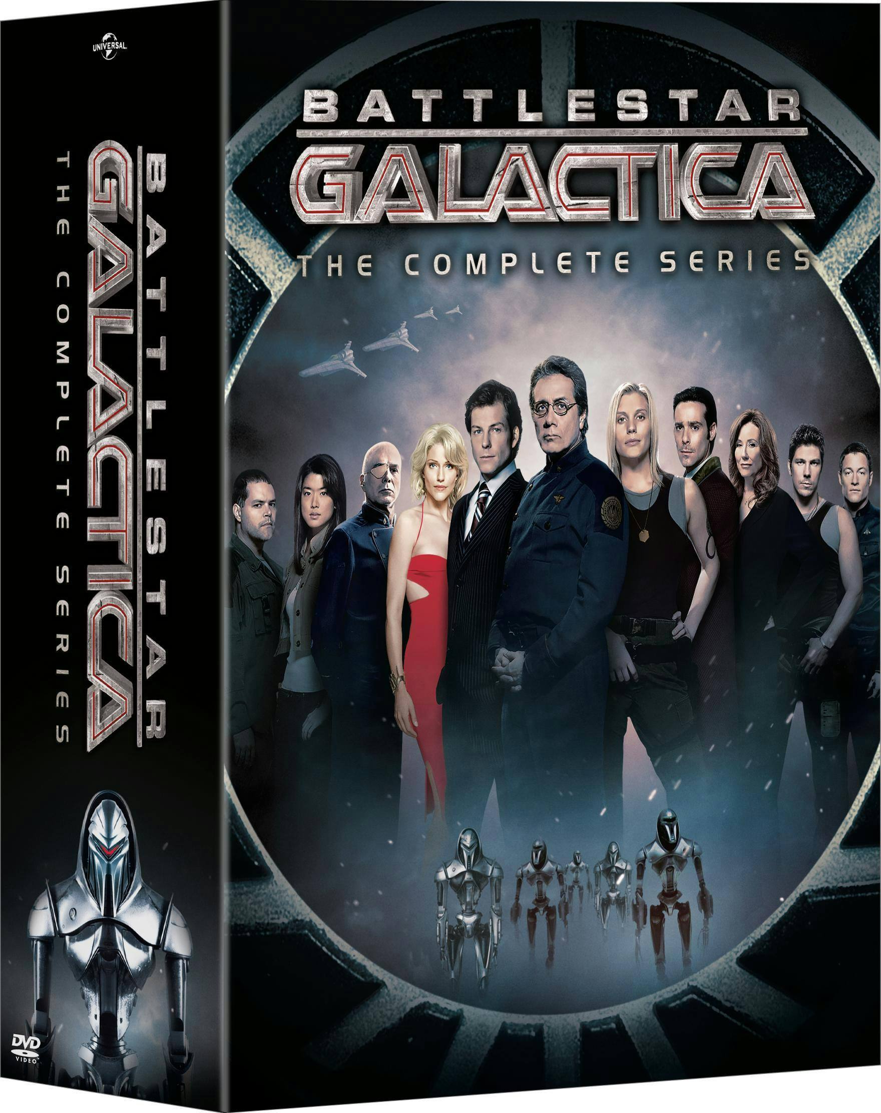 Angle. Battlestar Galactica: The Complete Series (Box Set) [DVD].