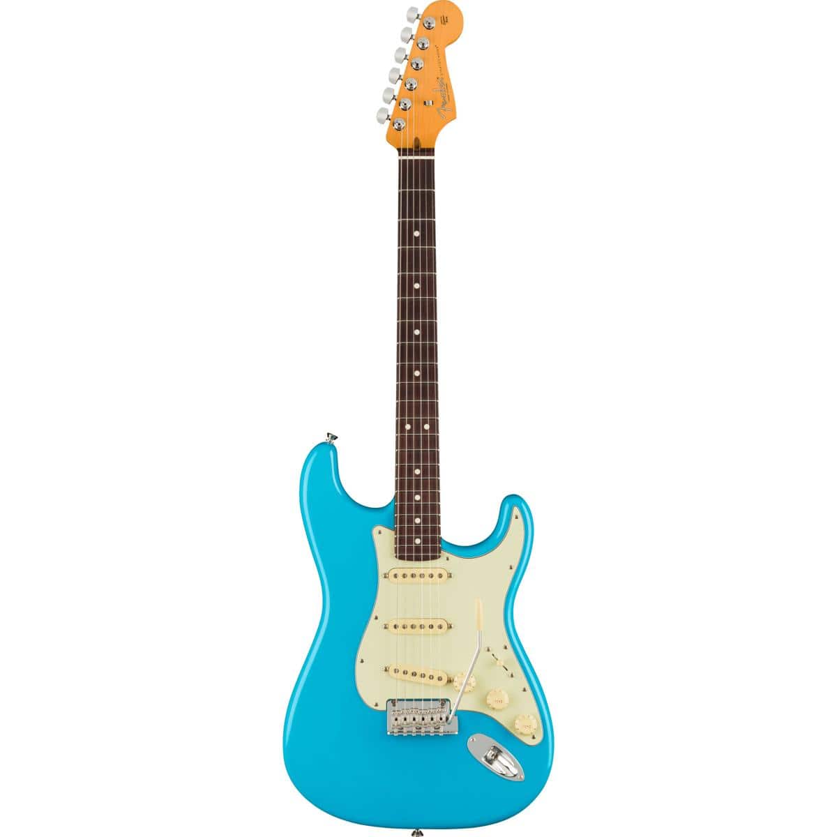 Fender - American Professional II Stratocaster Electric Guitar, Rosewood Fingerboard, Miami Blue price history on PriceWatchPro