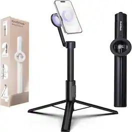 Schertz - Magnetic 64" Phone Tripod for iPhone MagSafe – Selfie Stick Stand for Vlogging & Video