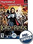 Front Detail. The Lord of the Rings: The Return of the King Greatest Hits — PRE-OWNED - PlayStation 2.