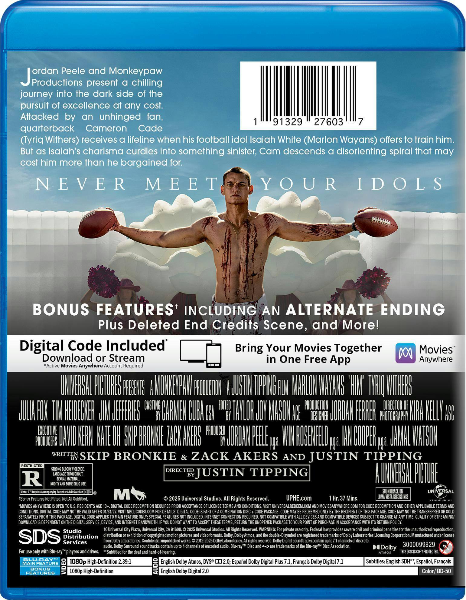 Back. HIM   - BLU-RAY.