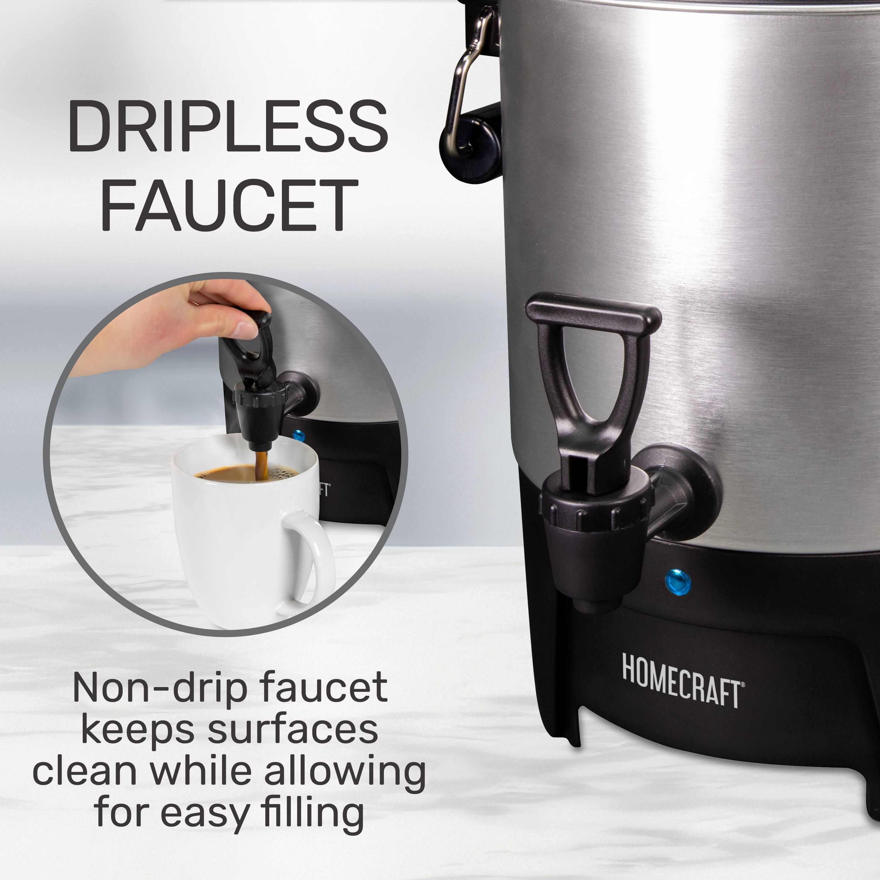 DRIPLESS FAUCET

Non-drip faucet keeps surfaces clean while allowing for easy filling

HOMECRAFT