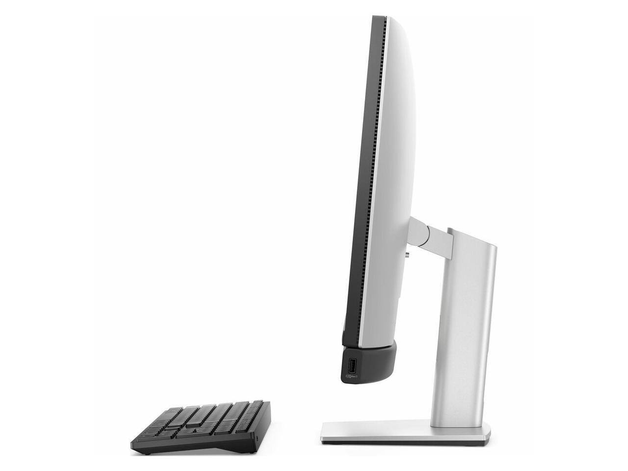 Alt View 3. Dell - Dell Pro 24 QB24250 23.8" Full HD Touchscreen - Intel Core Ultra 7 - 32GB - 512GB SSD - Silver - Windows 11 Pro - Silver.