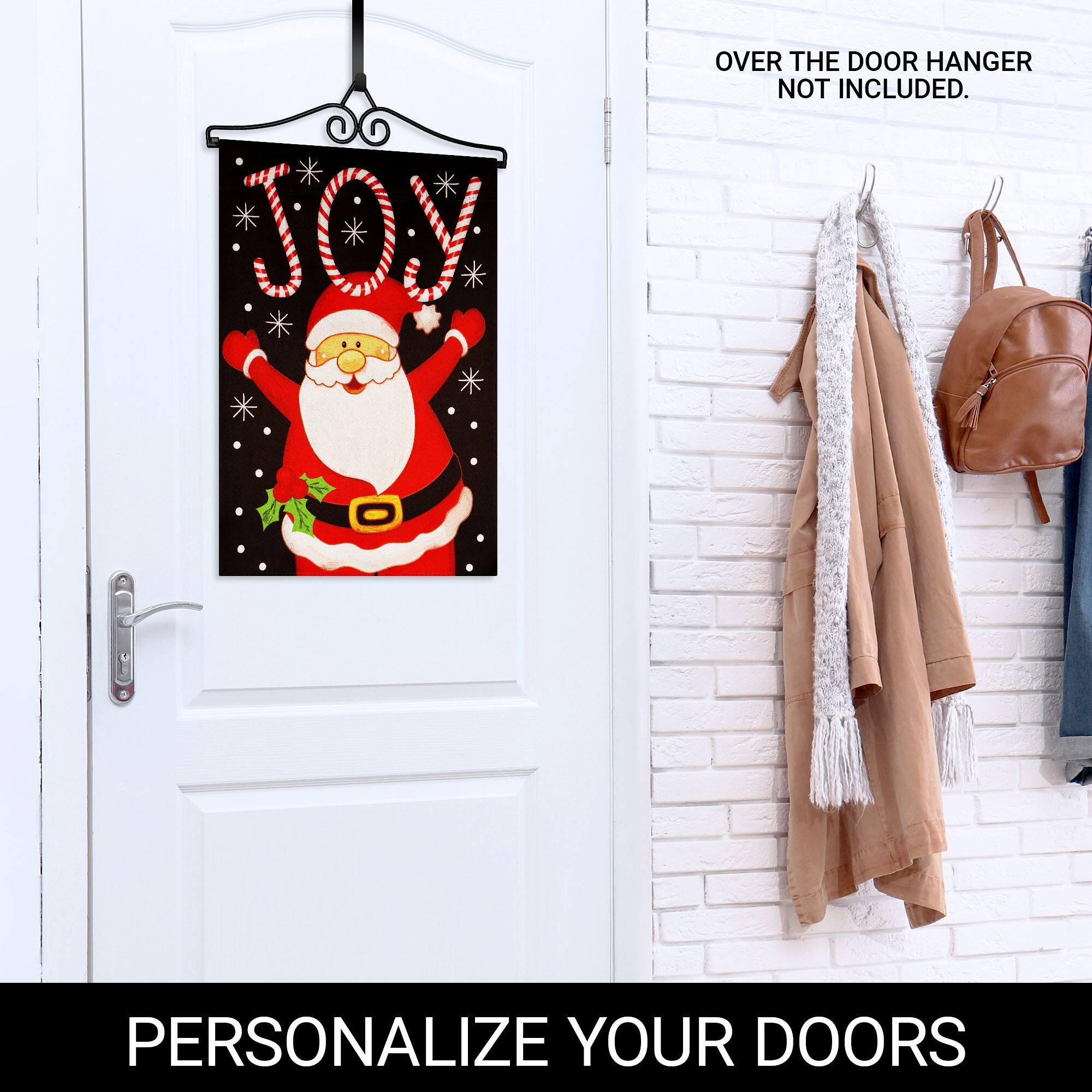 JOY OVER THE DOOR HANGER NOT INCLUDED. PERSONALIZE YOUR DOORS