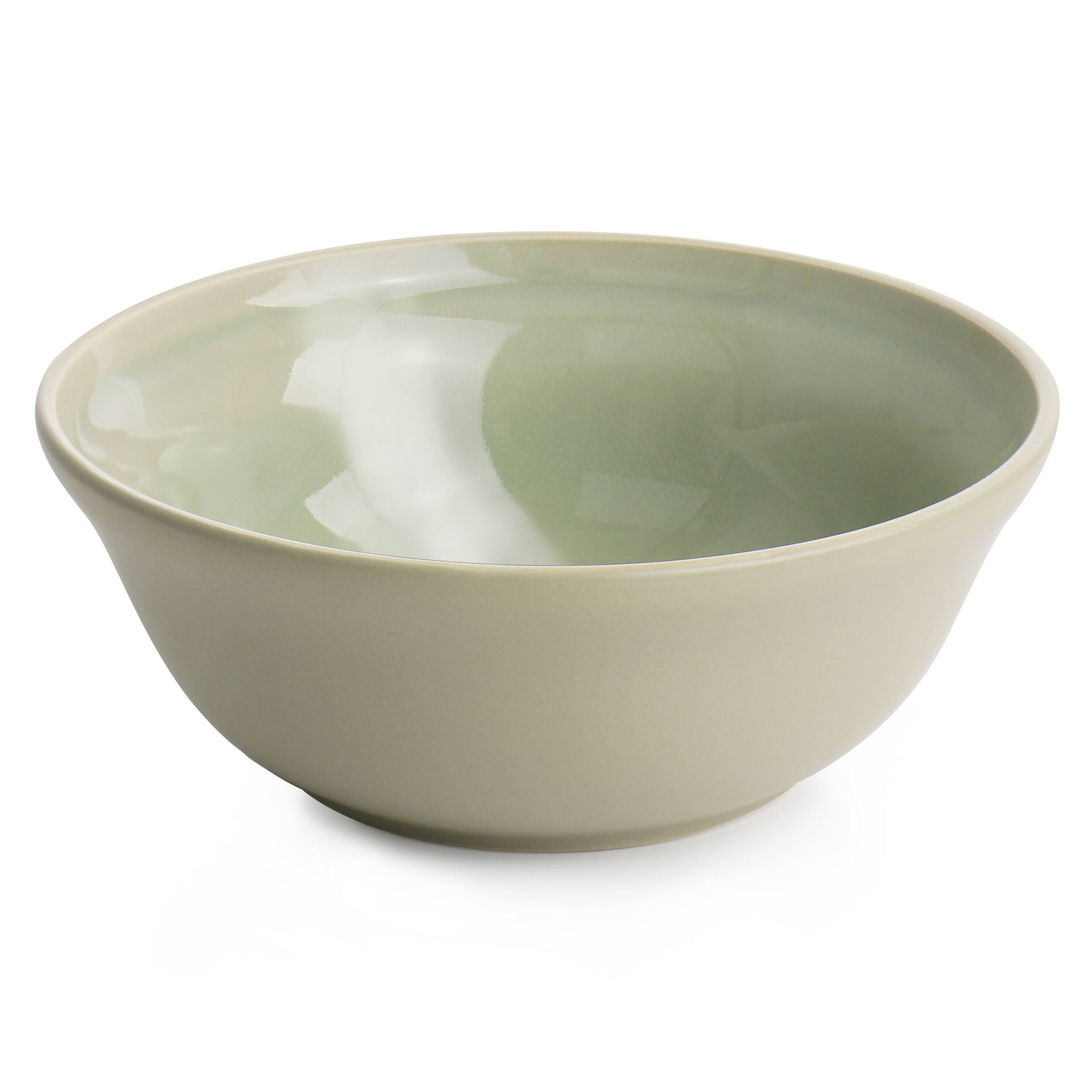 Alt View 4. Martha Stewart - Martha Stewart 12 Piece Reactive Glaze Stoneware Dinnerware Set in Sharkey Grey - Sharkey Gray.