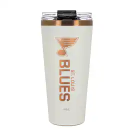 Great American Products - St. Louis Blues 30oz. Big Slim Tumbler - Cream