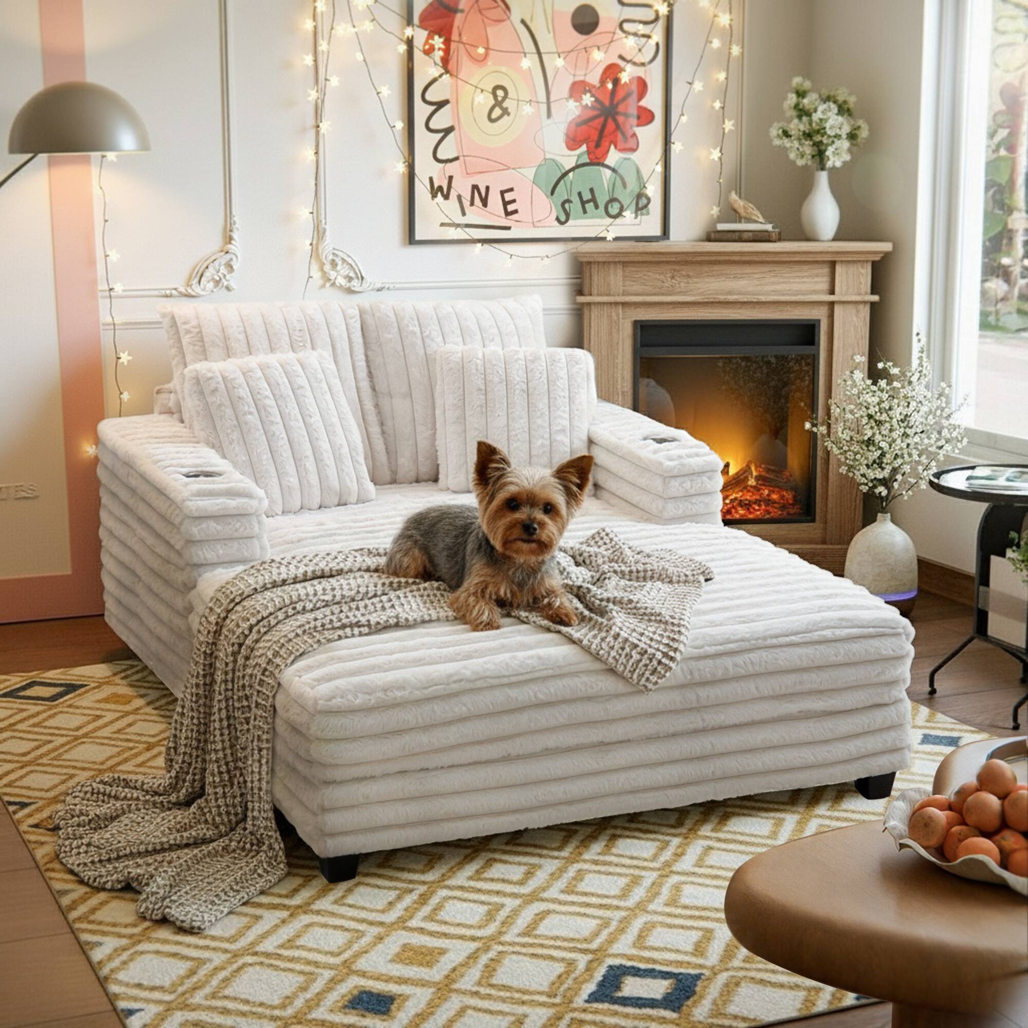 Sure, here is the corrected text from the image:

"COFFEE & WINE SHOP"