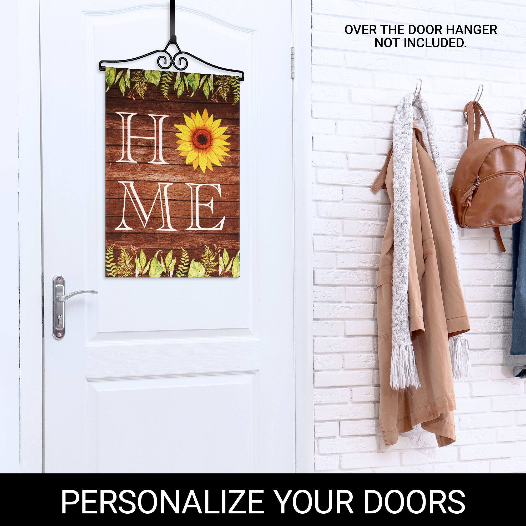 OVER THE DOOR HANGER NOT INCLUDED.

HI ME

PERSONALIZE YOUR DOORS