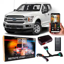 MPC - Plug-n-Play Smartphone Activated Remote Starter For 2015-2020 Ford F-150 - Black