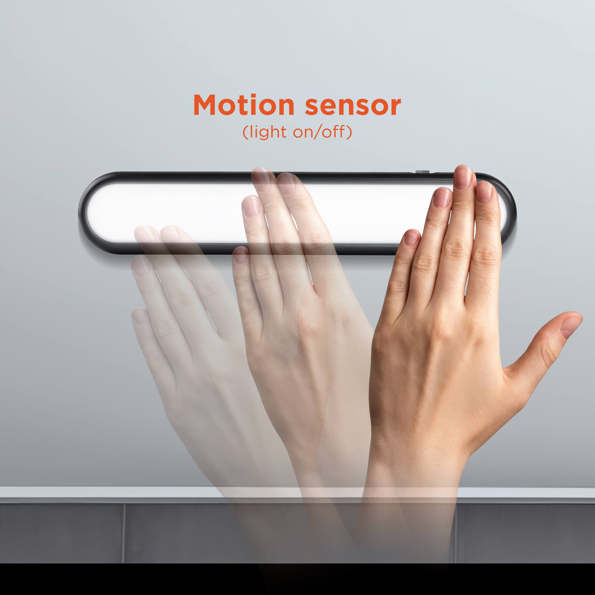 Motion sensor (light on/off)