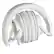Alt View 2. Audio-Technica - Audio-Technica ATH-M50xWH Professional Monitor Headphones, White - White.