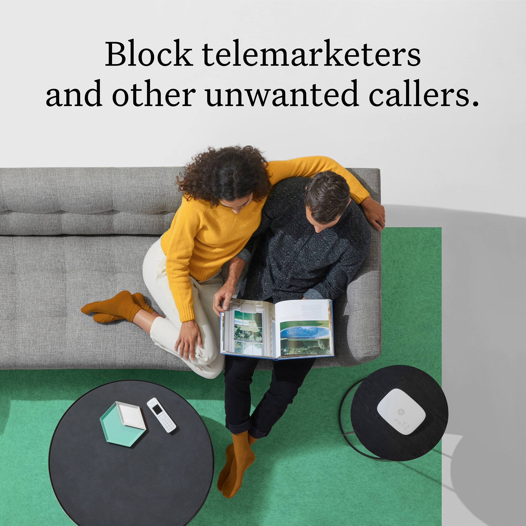 Block telemarketers and other unwanted callers.
