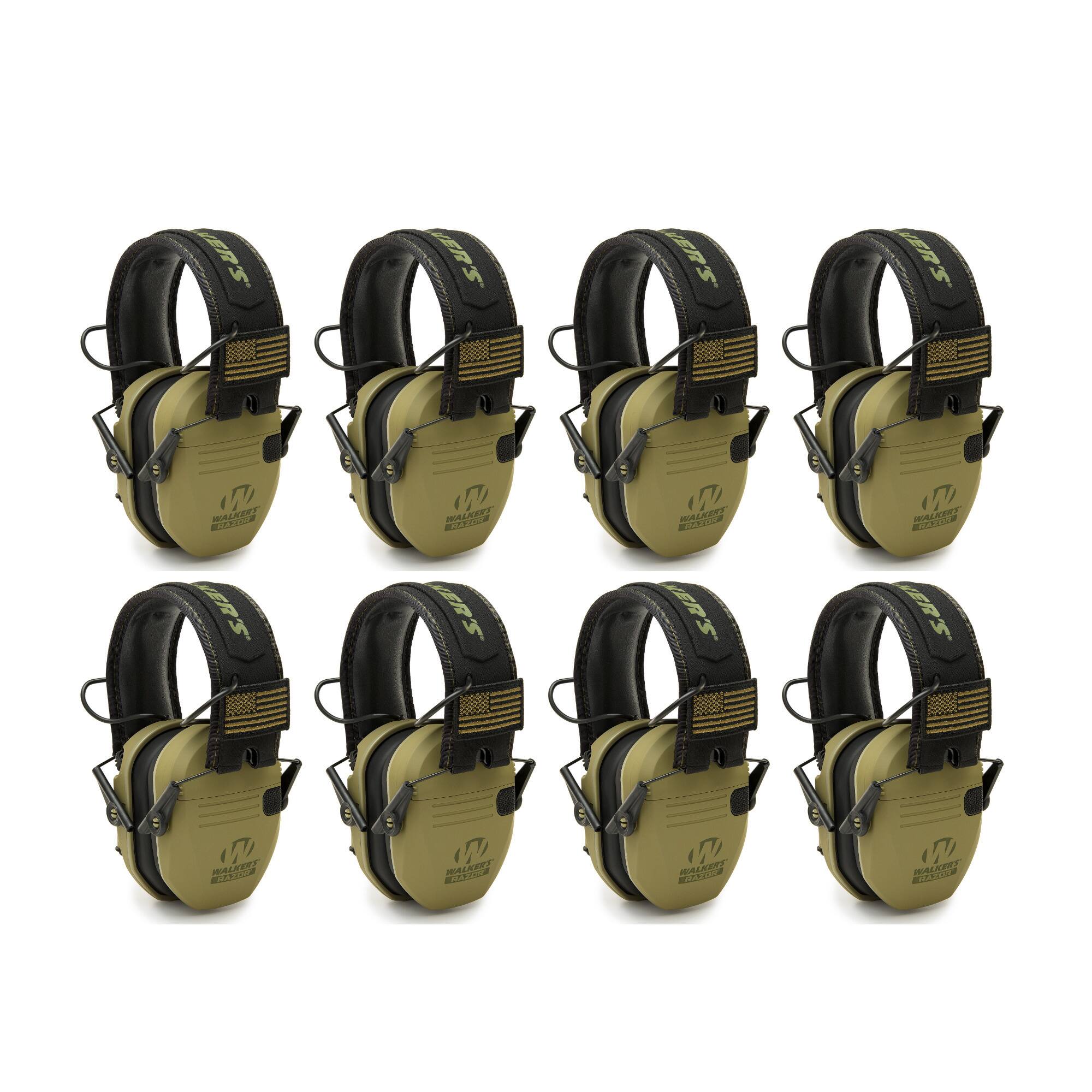 Walkers - Walker's Razor Slim Ultra Low Profile Compact Design Earmuffs 8-Pack - Green price history on PriceWatchPro