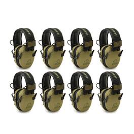 Walkers - Walker's Razor Slim Ultra Low Profile Compact Design Earmuffs 8-Pack - Green