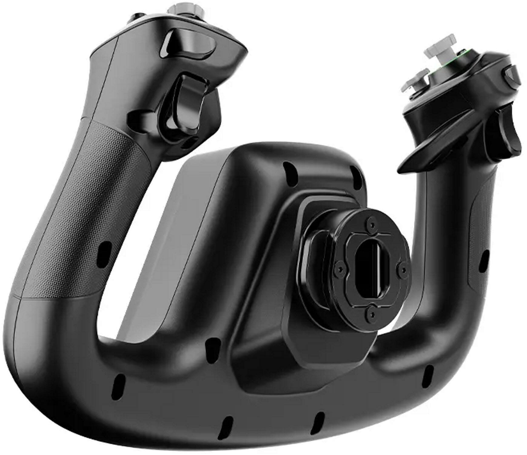 Left. Moza Racing - MFY Yoke Flightstick for PC - Black.