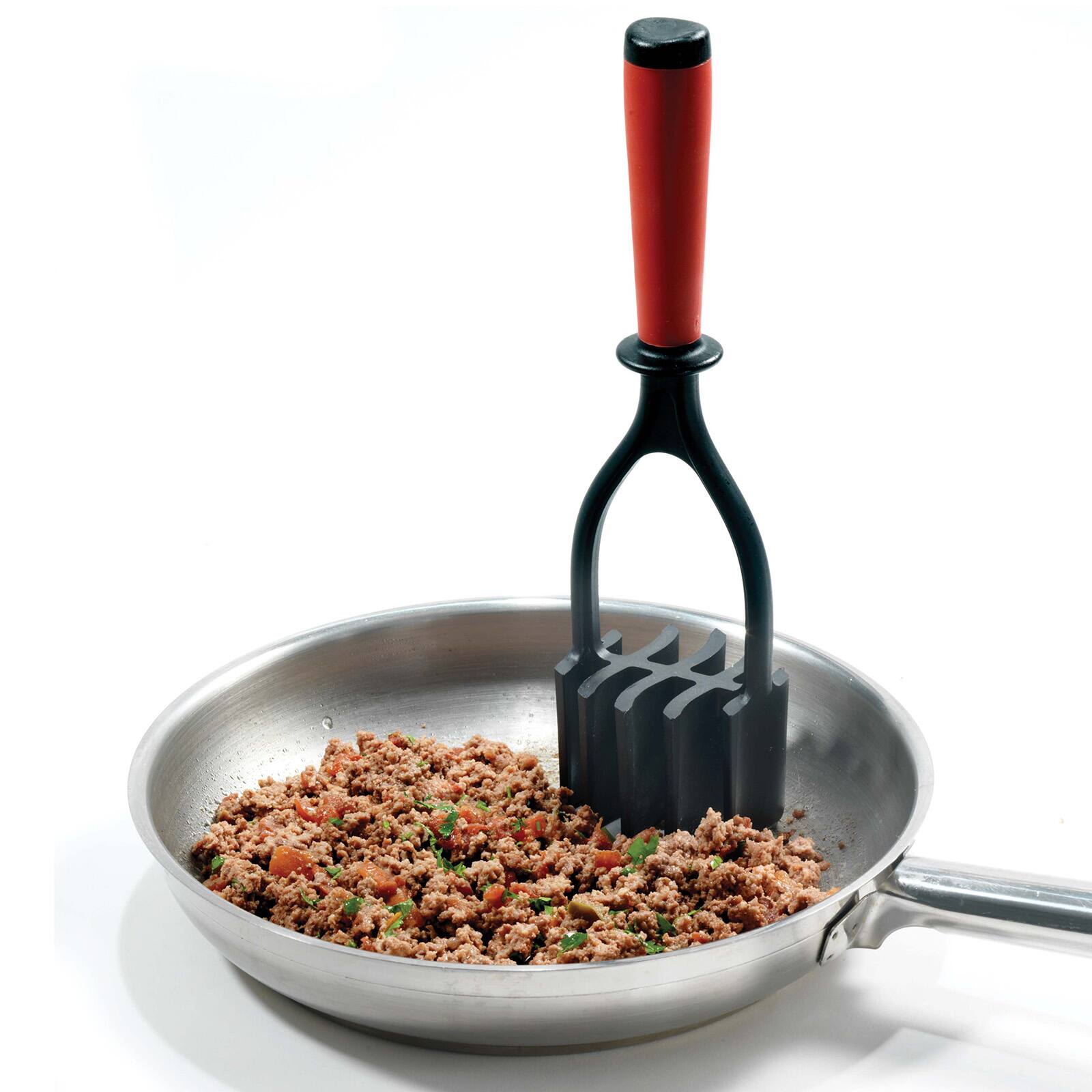 Alt View 2. Norpro - Grip-EZ Chop Stir Mash Food Chopper and Masher - Red.