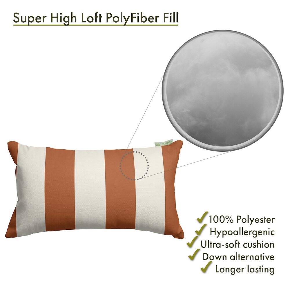 Super High Loft PolyFiber Fill

- 100% Polyester
- Hypoallergenic
- Ultra-soft cushion
- Down alternative
- Longer lasting
