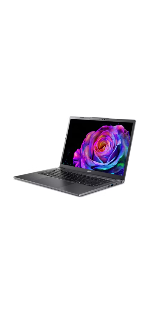 Angle. Acer - Acer Aspire 14 AI Copilot+ Notebook 14" WUXGA Touch Intel Core Ultra 5 16GB RAM 512GB SSD Intel Arc Graphics Windows 11.