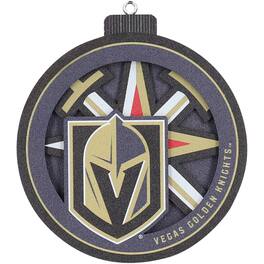 YouTheFan - Vegas Golden Knights 3D Logo Series Ornament - Multicolor