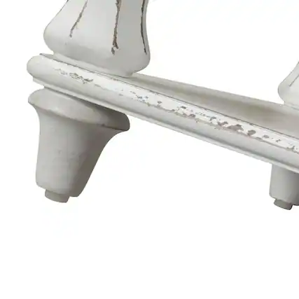 Front. Liberty Furniture Industries - Magnolia Manor Bed Bench in Antique White - White.