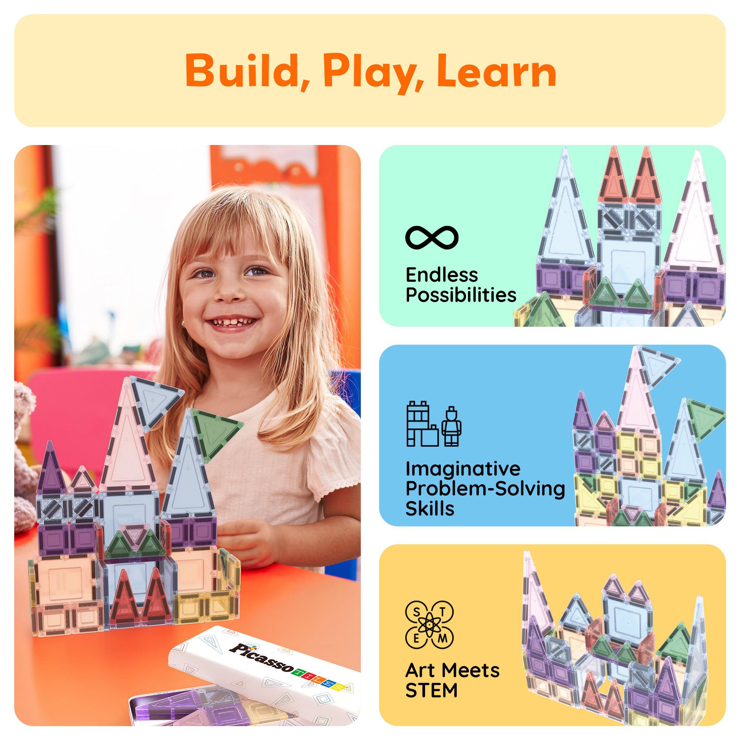 Build, Play, Learn

Endless Possibilities

Imaginative Problem-Solving Skills

Art Meets STEM