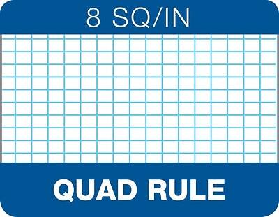8 SQ/IN  
QUAD RULE
