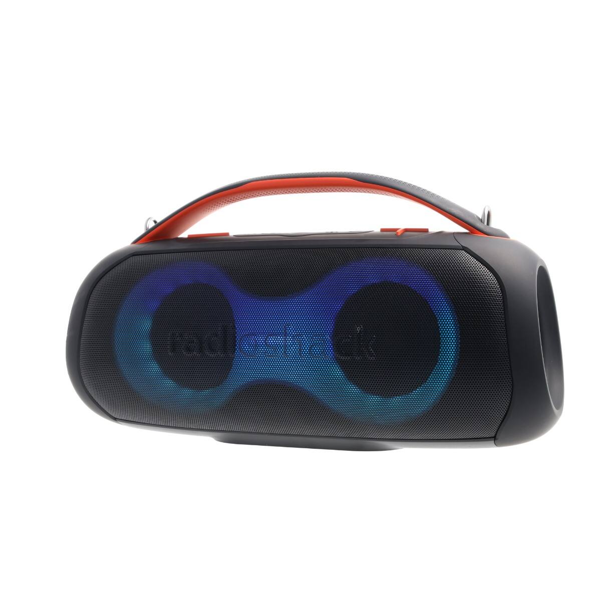 Alt View 1. RadioShack - RadioShack 20W Black and Orange Wireless Speaker with RGB Lights 4001783 - Black.