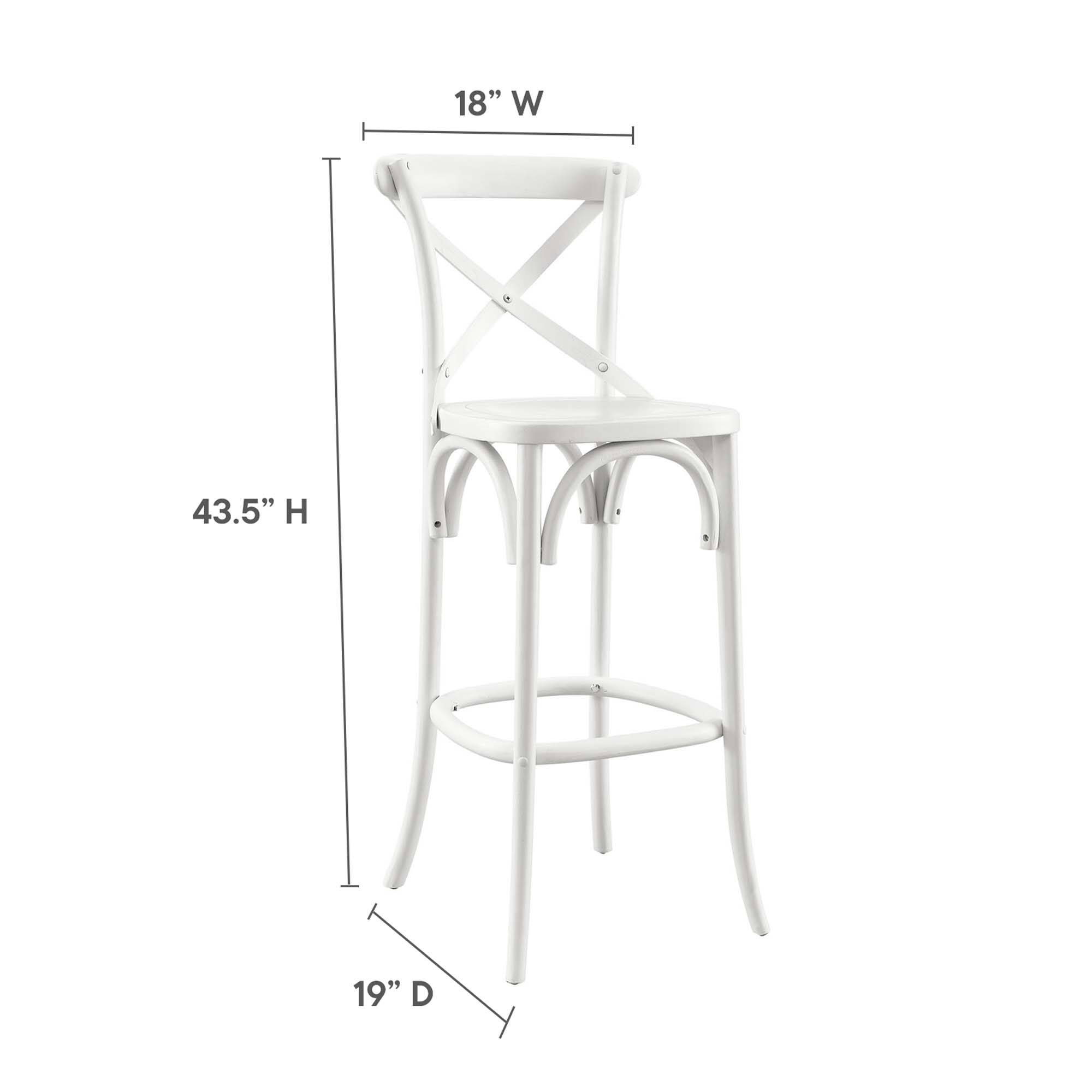 18" W x 43.5" H x 19" D