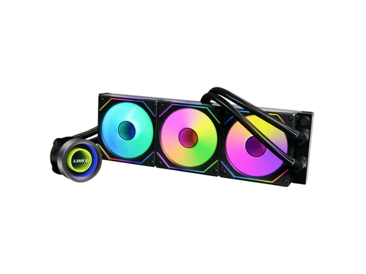 Alt View 8. Lian Li - LIAN LI Galahad II Trinity SL-INF 360 GA2T36INB Liquid / Water Cooling - Not specified.