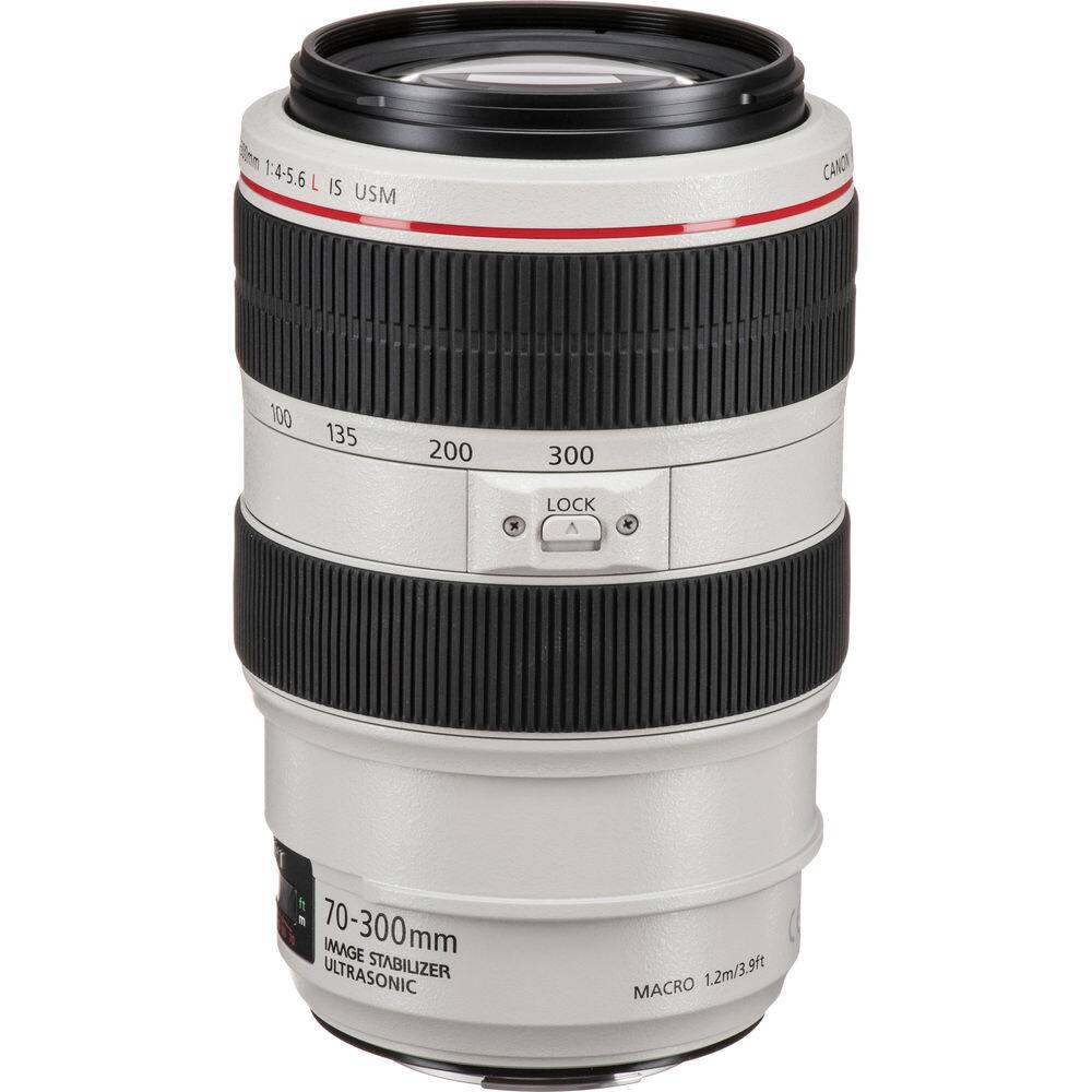 超美品 Canon EF 70-300 4-5.6L IS USM　フィルタ付 Canon EF 70 300mm f/4 5.6L IS USM Telephoto Zoom Lens + 64GB