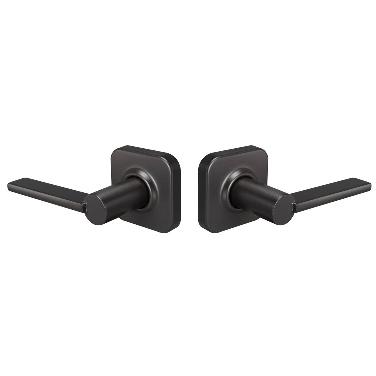 Left. Yale - Assure Lock 2 - Smart Lock Wi-Fi Deadbolt with Push Button Keypad | Key Access - Valdosta Handle - Black Suede.